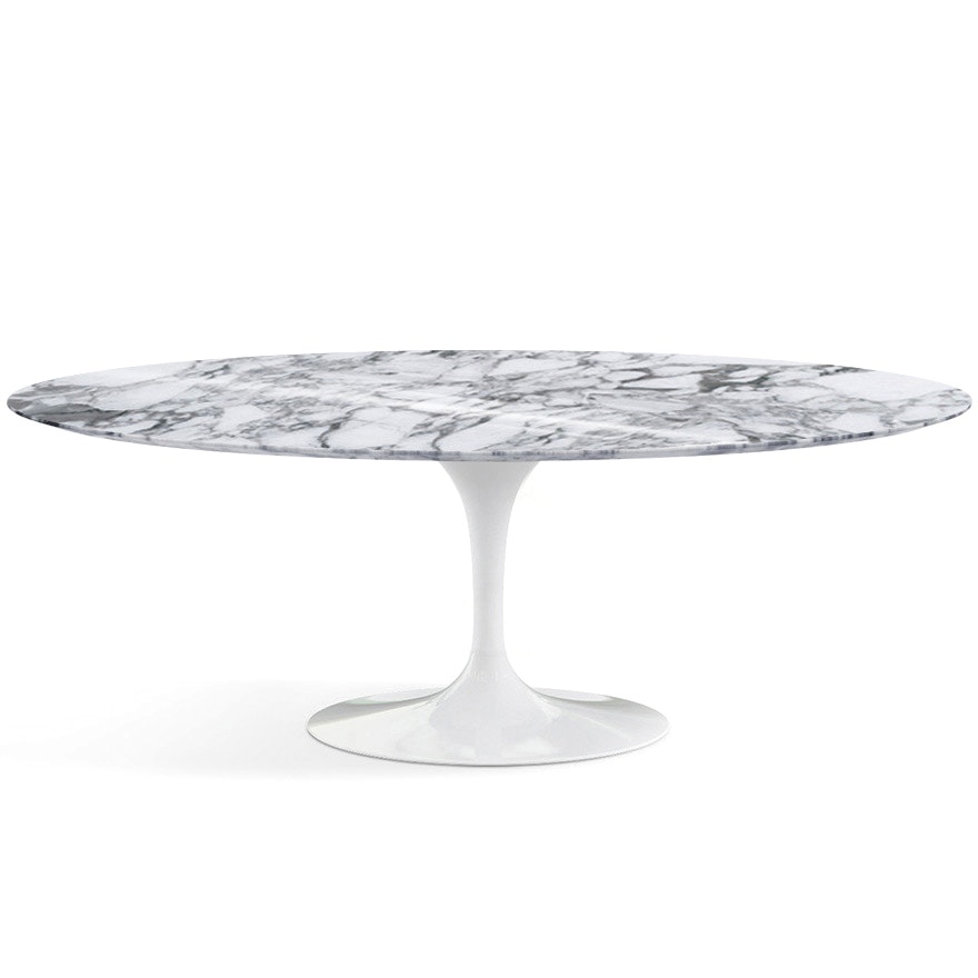 eero saarinen tulip table oval