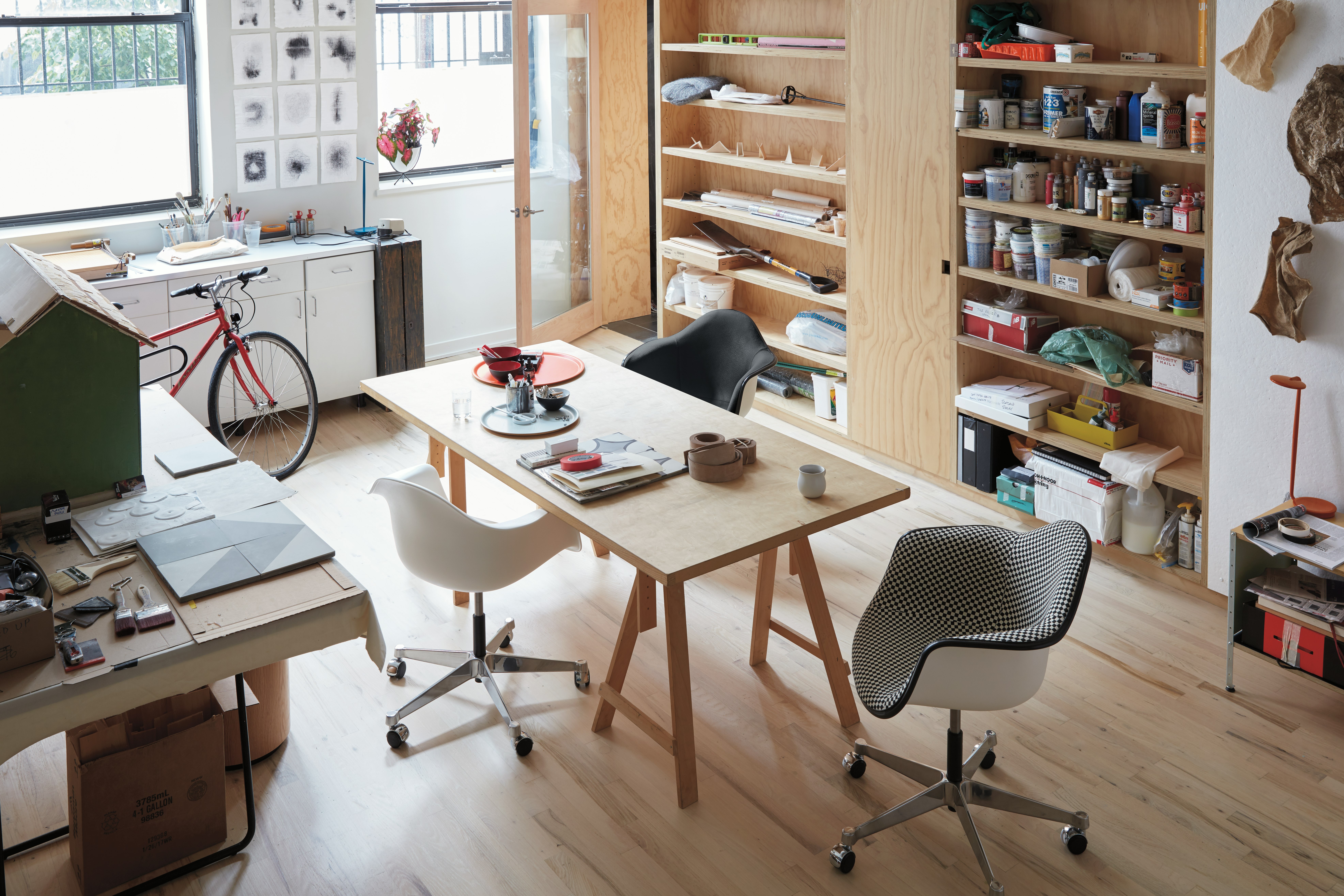 Eames Molded Plastic Task Armchair