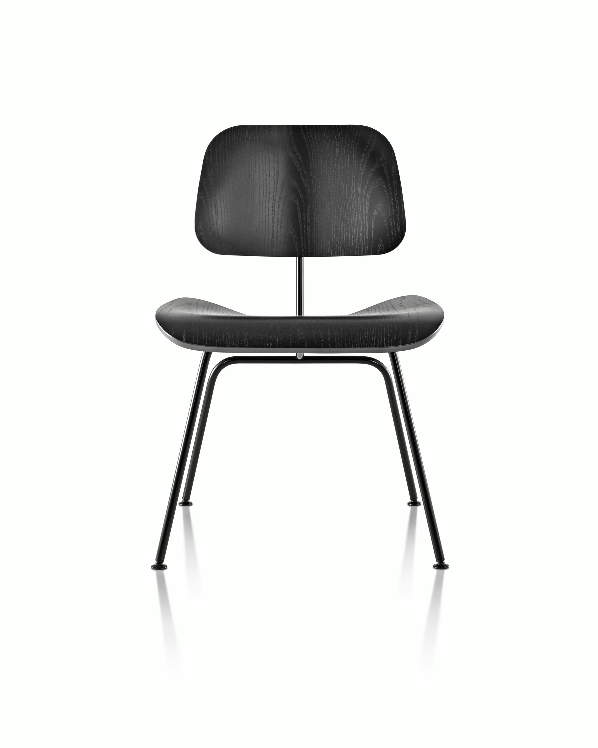 Eames Molded Plywood Dining Chair, Metal Base
