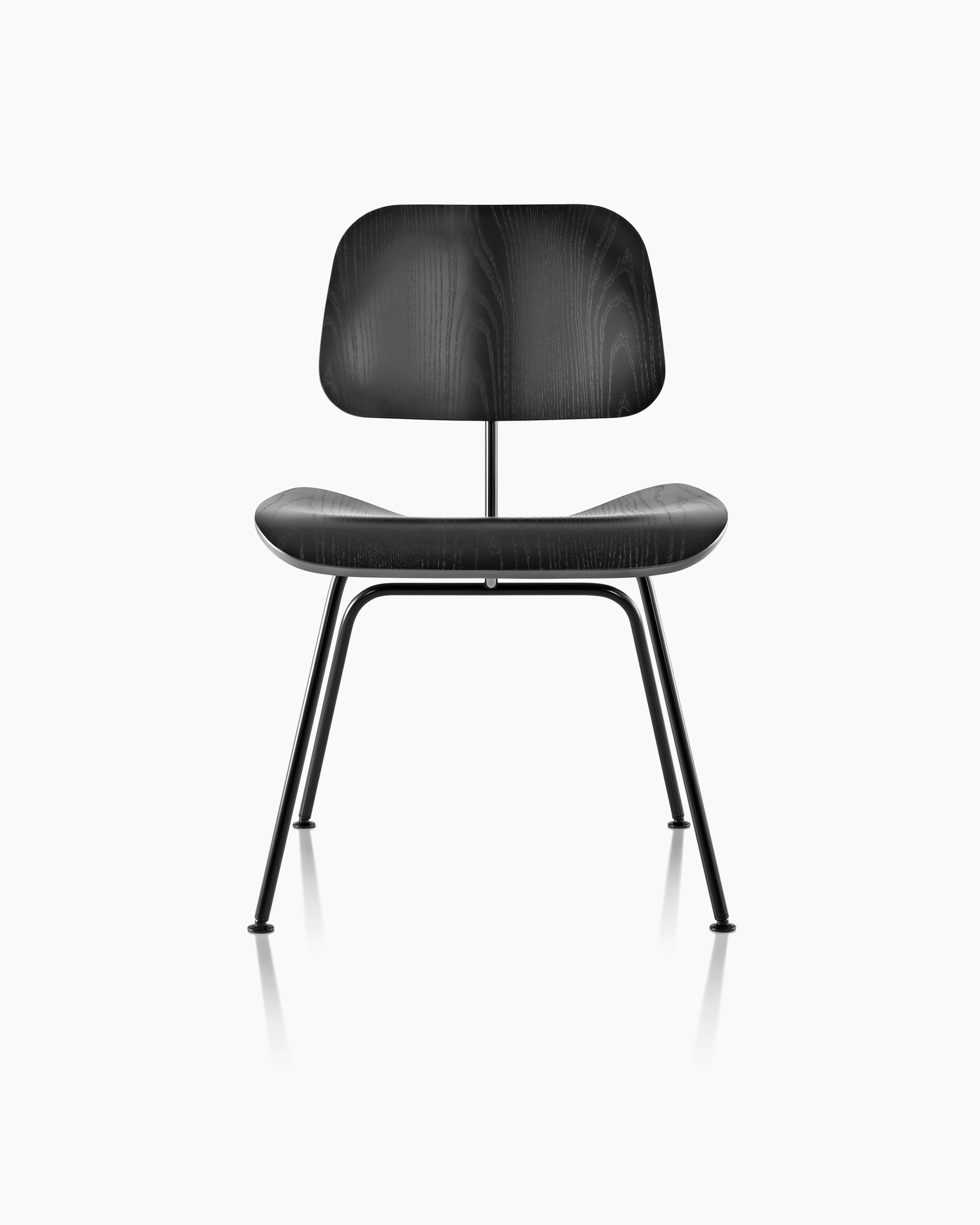Eames Molded Plywood Dining Chair, Metal Base