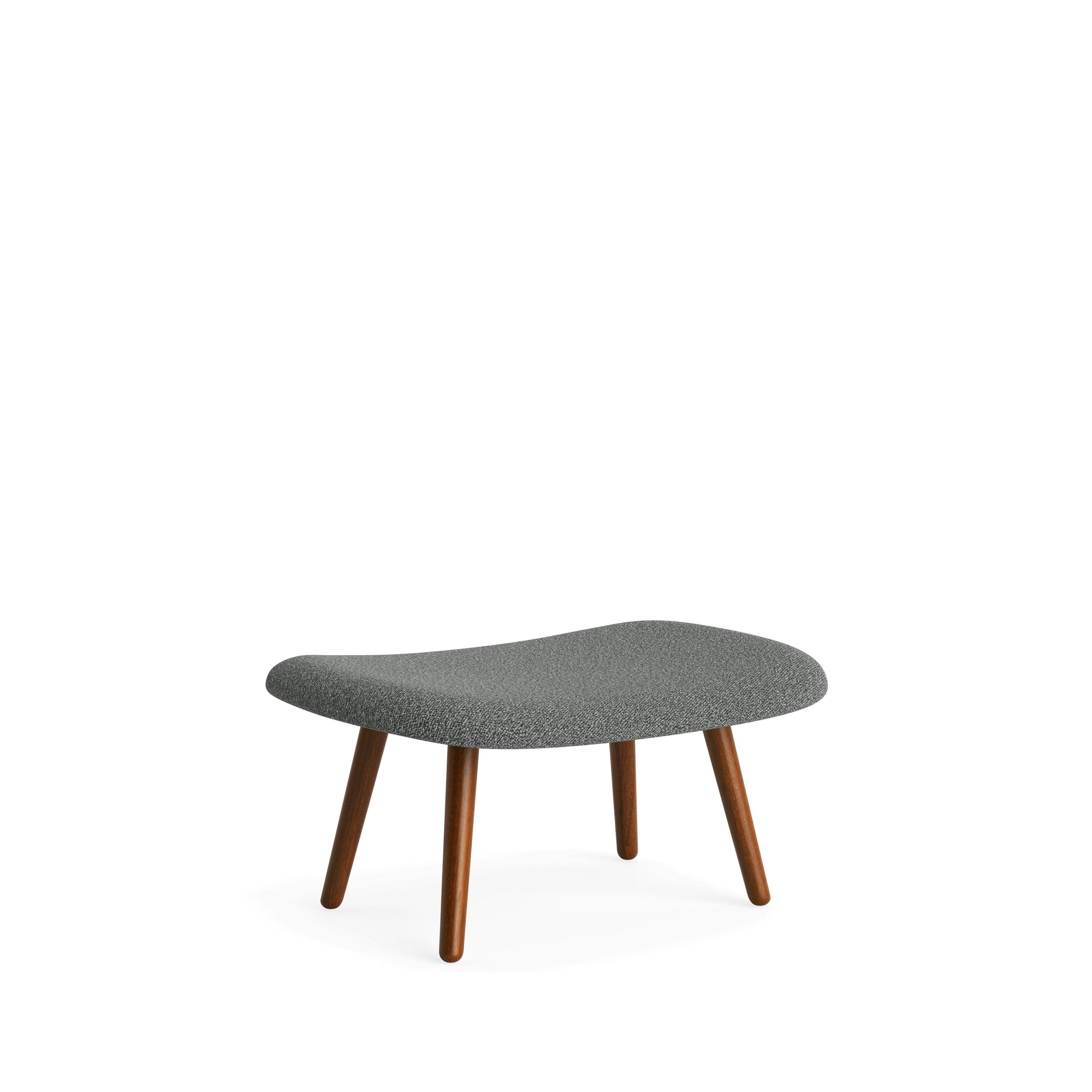 AAL 03 Ottoman - Flamiber; C8 Charcoal - Walnut