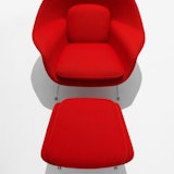 Saarinen Womb Chair in Cato Red KnollTextiles