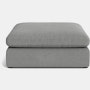 Hackney Lounge Compact Ottoman - Pecora, Grey
