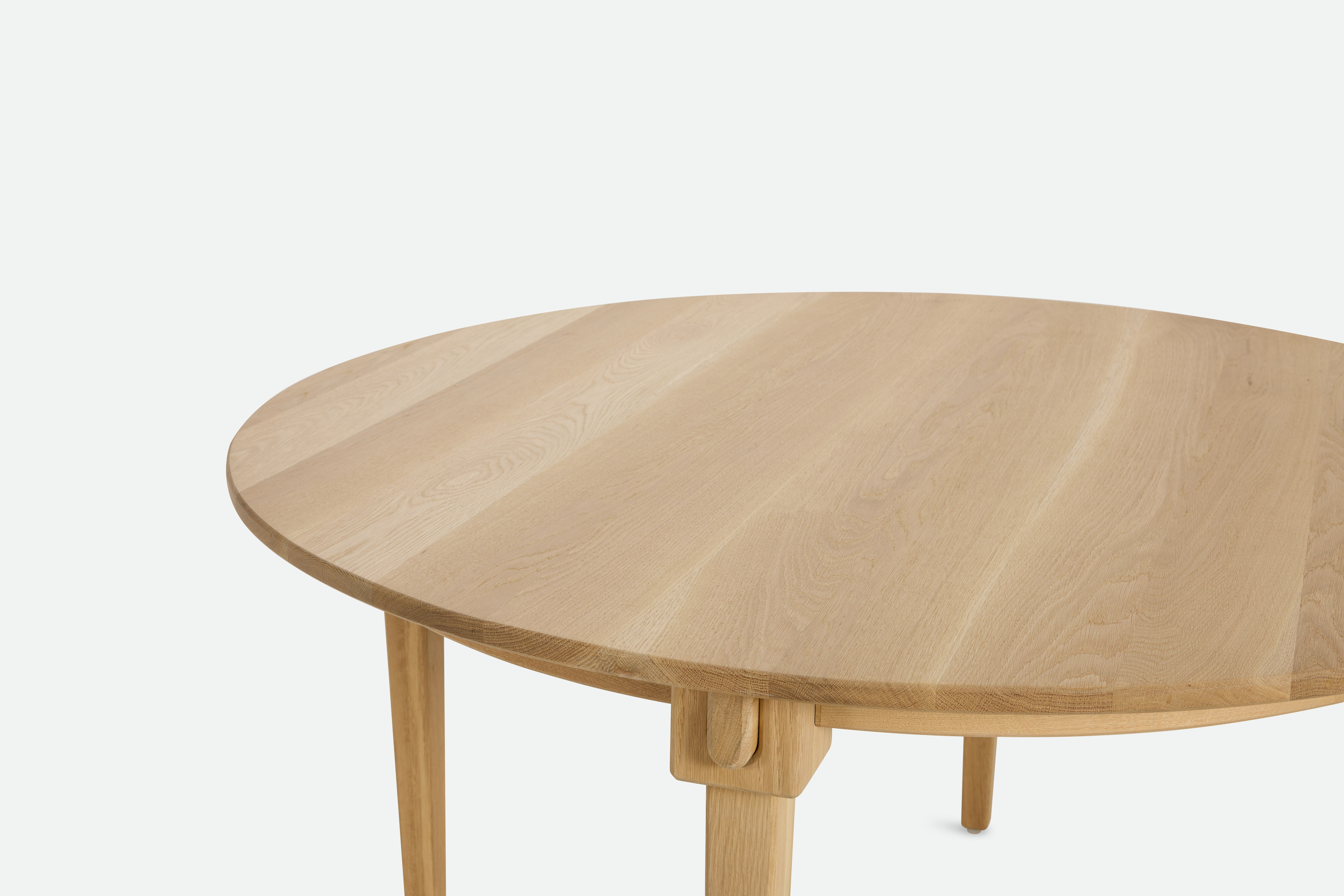 Tobala Dining Table - Round,  White Oak