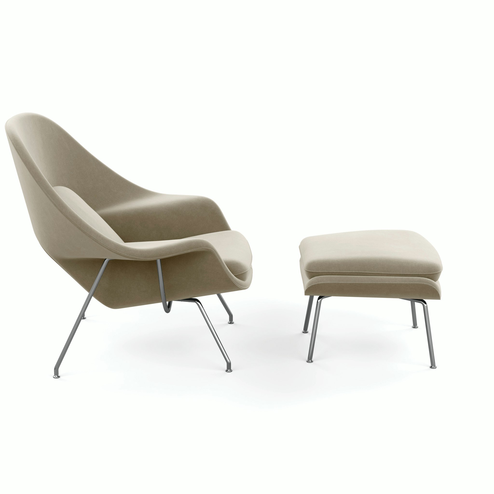 Womb Chair and Ottoman