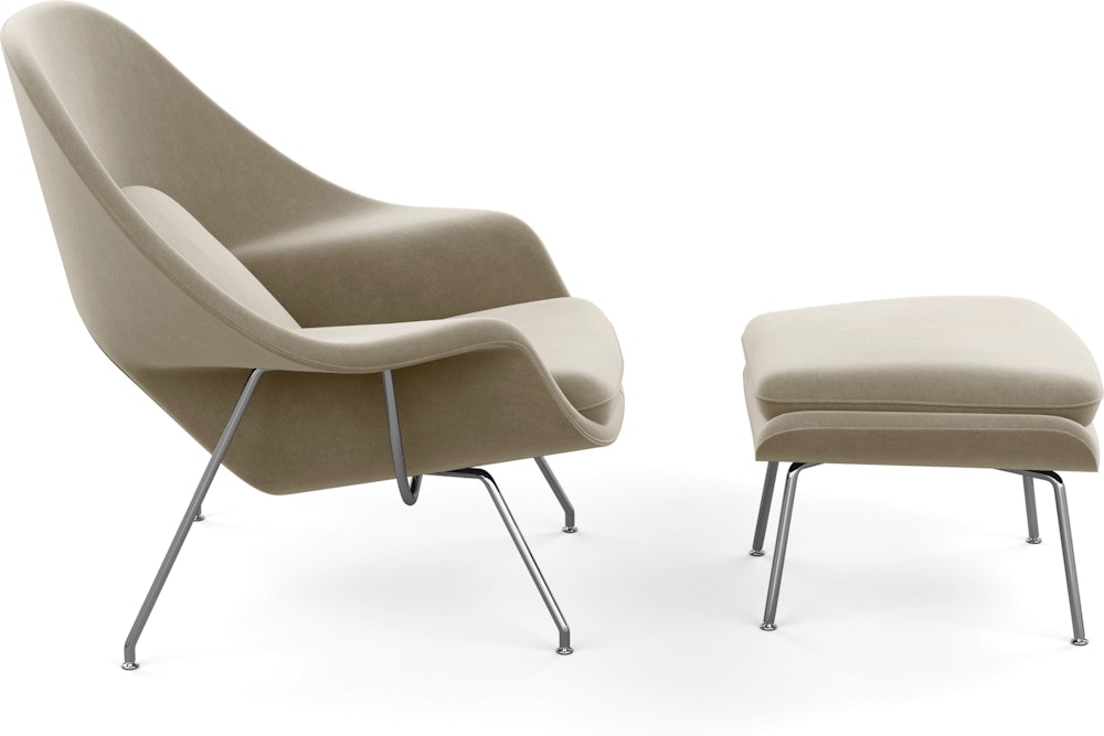 Womb Chair and Ottoman