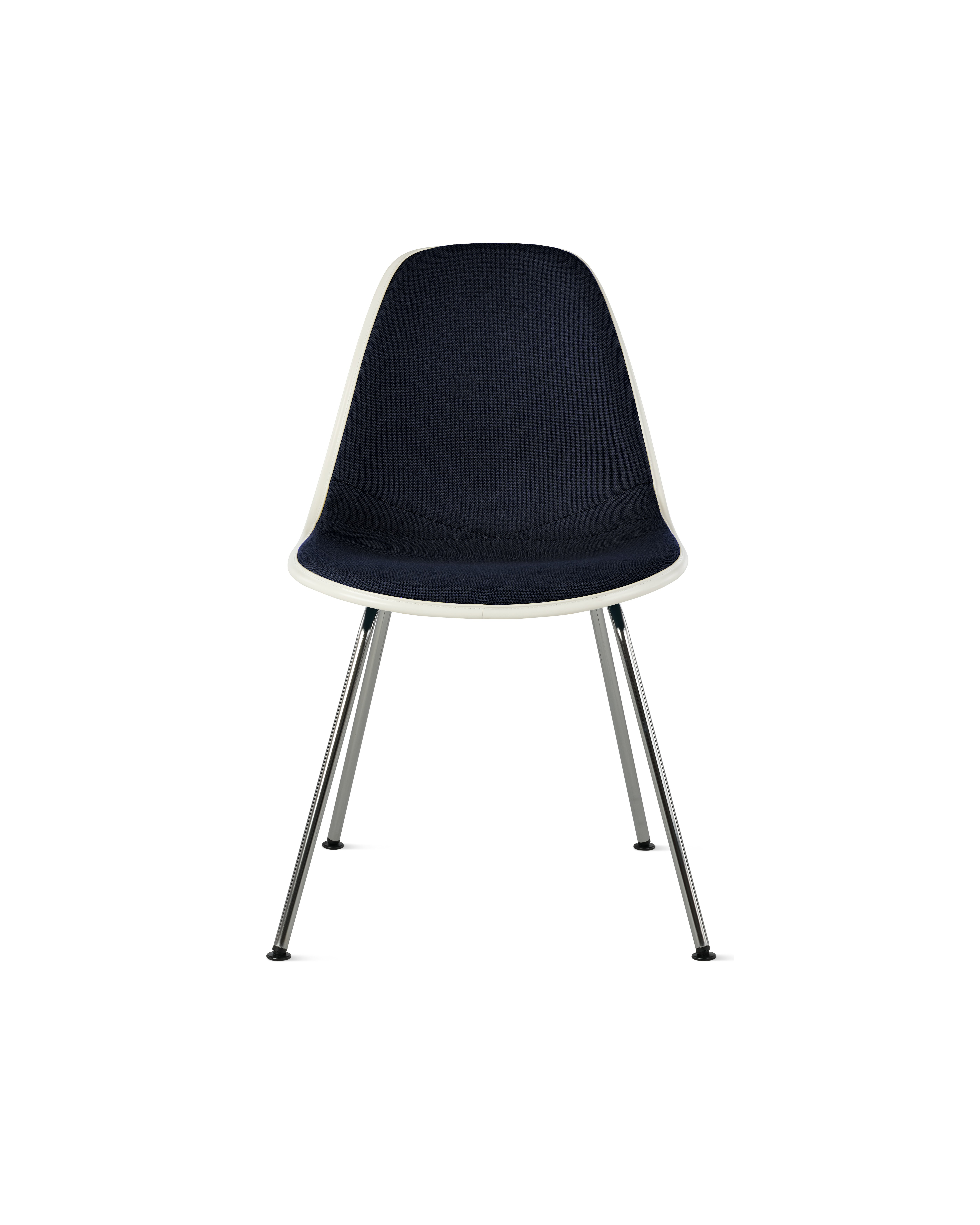 Eames Upholstered Molded Plastic Side Chair