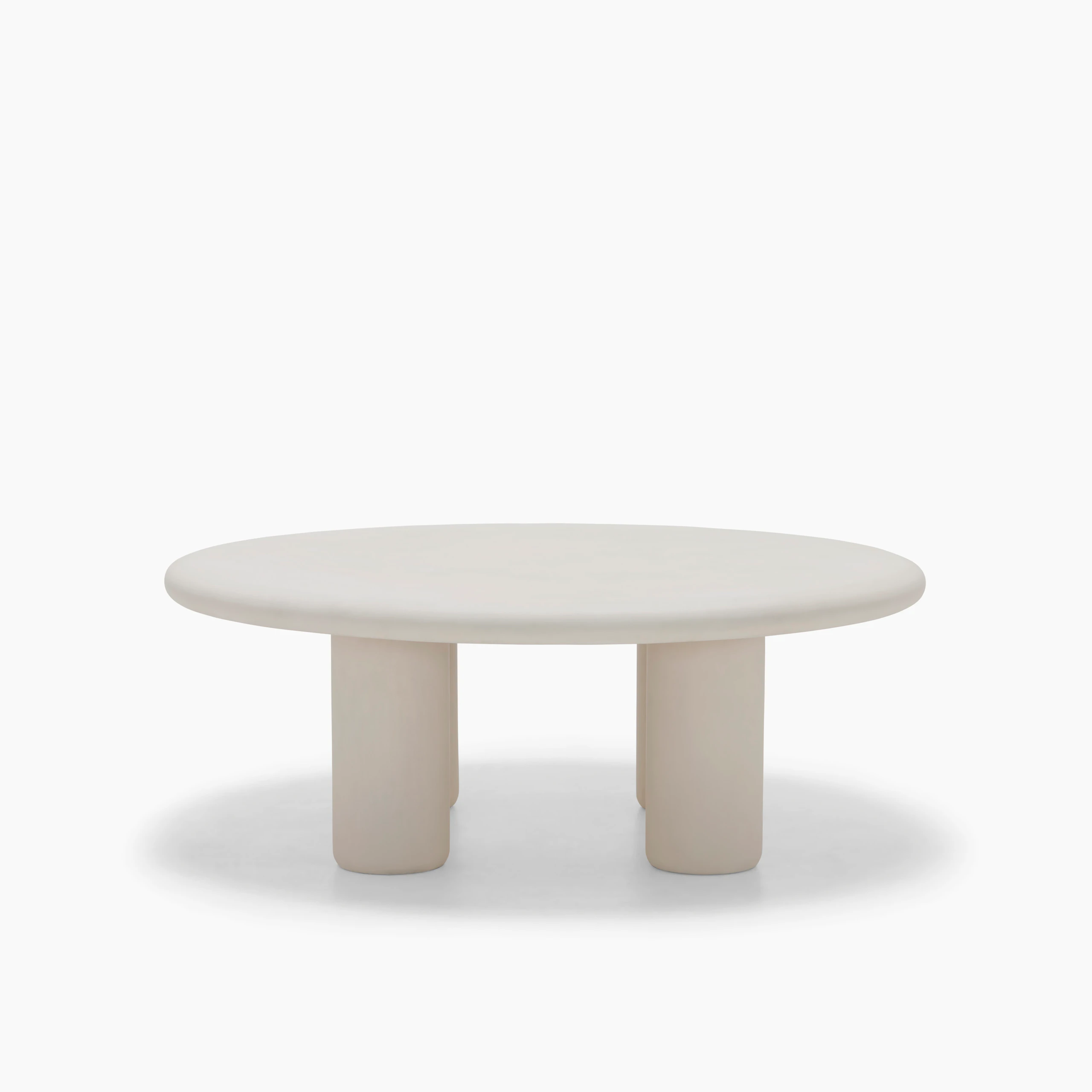 Earth Outdoor Coffee Table in Concrete Husk