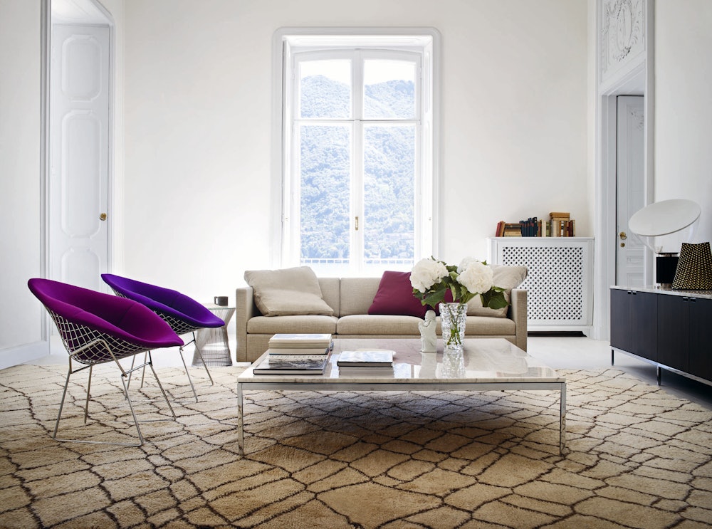 Bertoia Diamond Lounge Chair, Full Cover | Knoll Bertoia Diamond Lounge Chair, Full Cover | Knoll