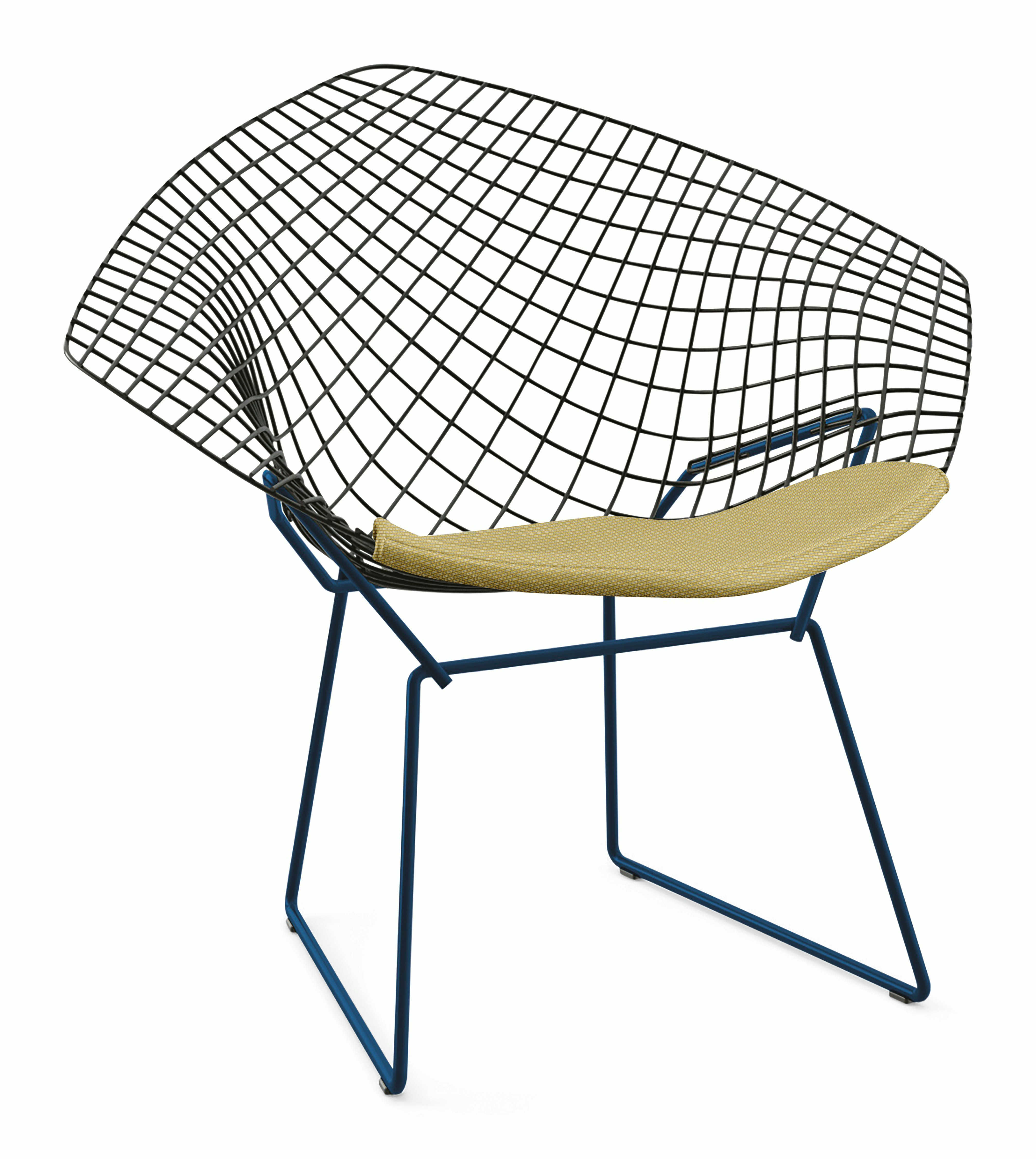 Bertoia Diamond Lounge Chair with Seat Pad