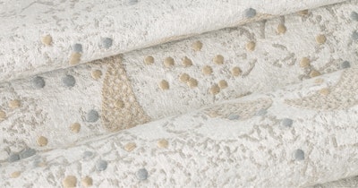 A close-up of fabric from Knoll Textiles