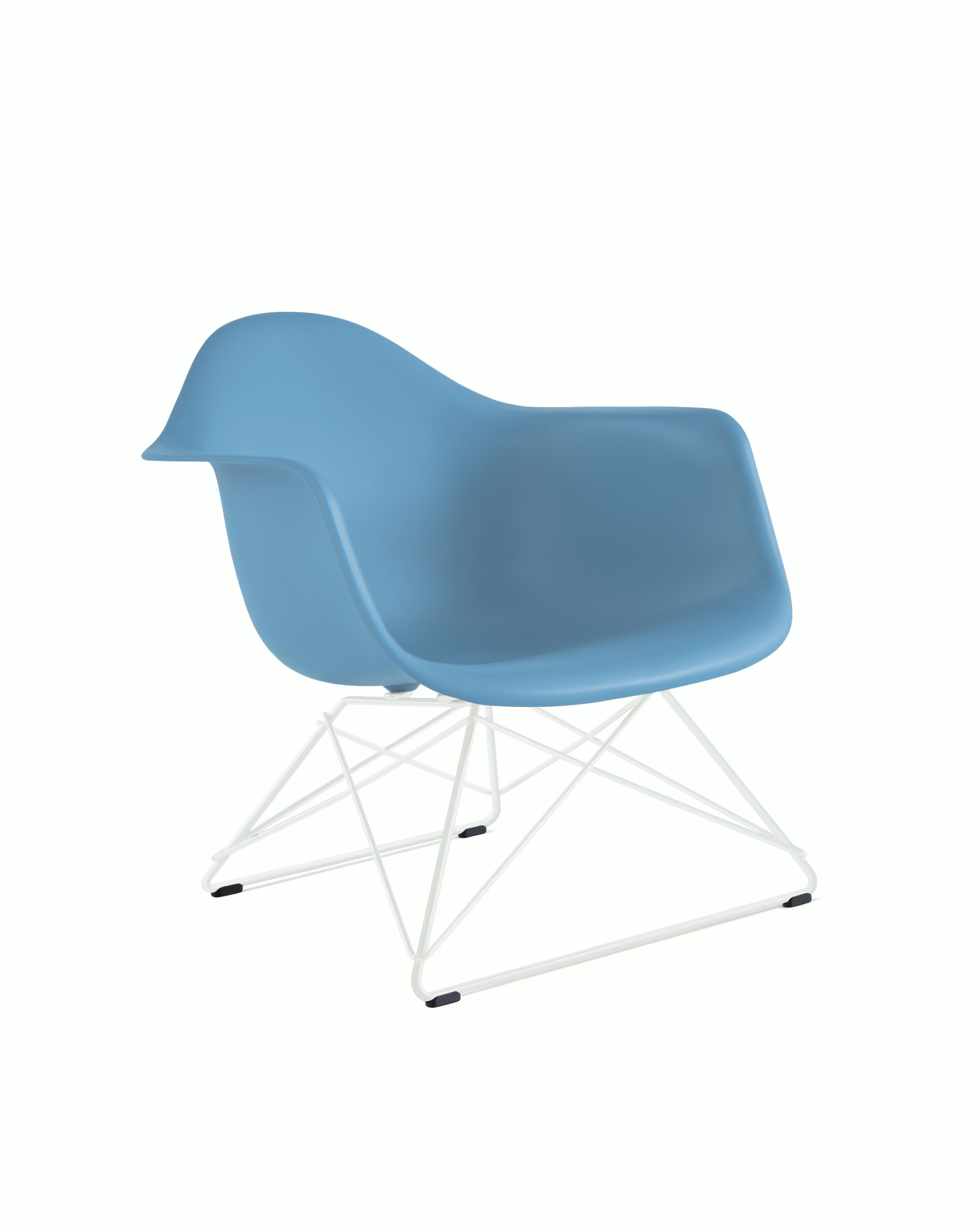Eames Molded Plastic Low Wire Base Armchair