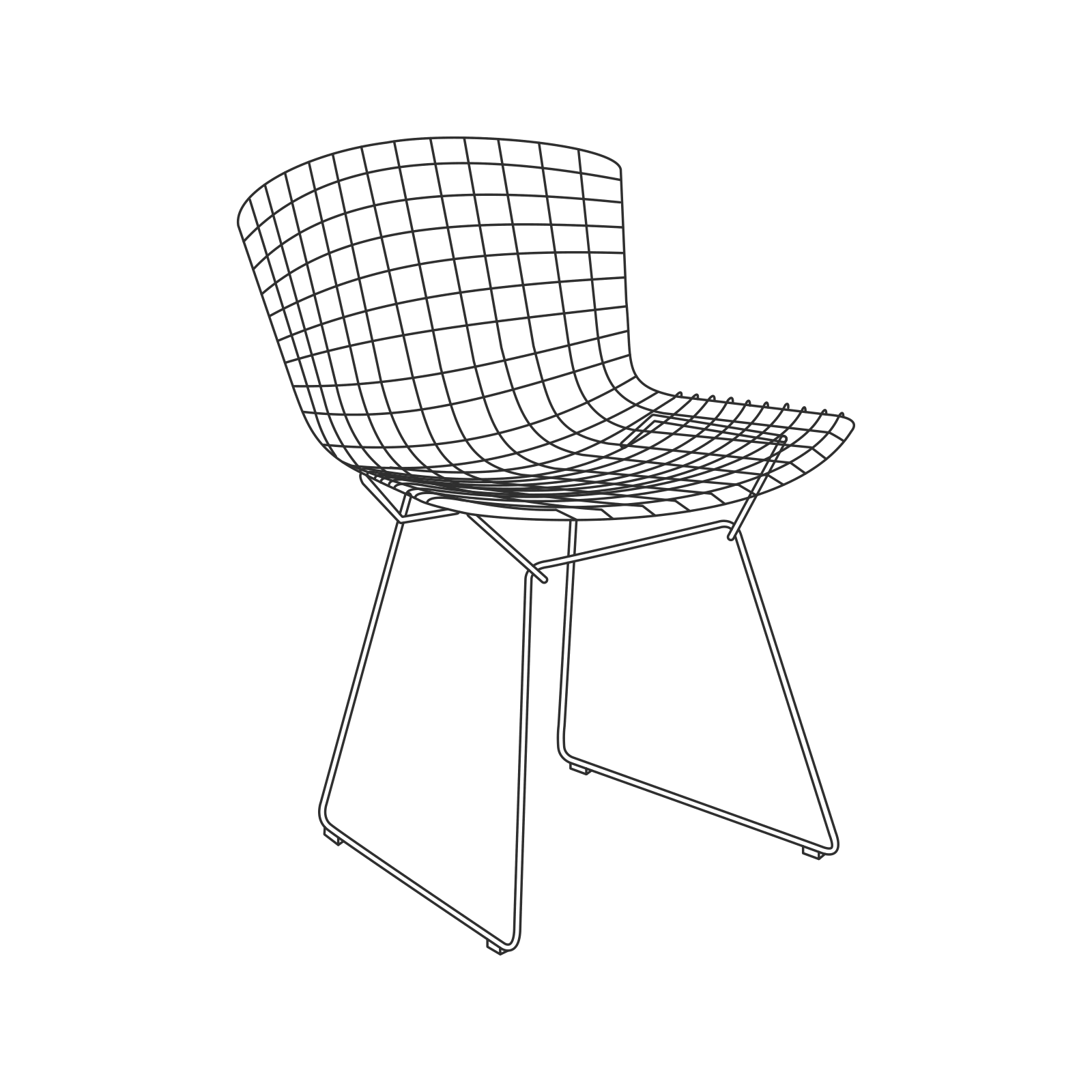 dwr bertoia chair