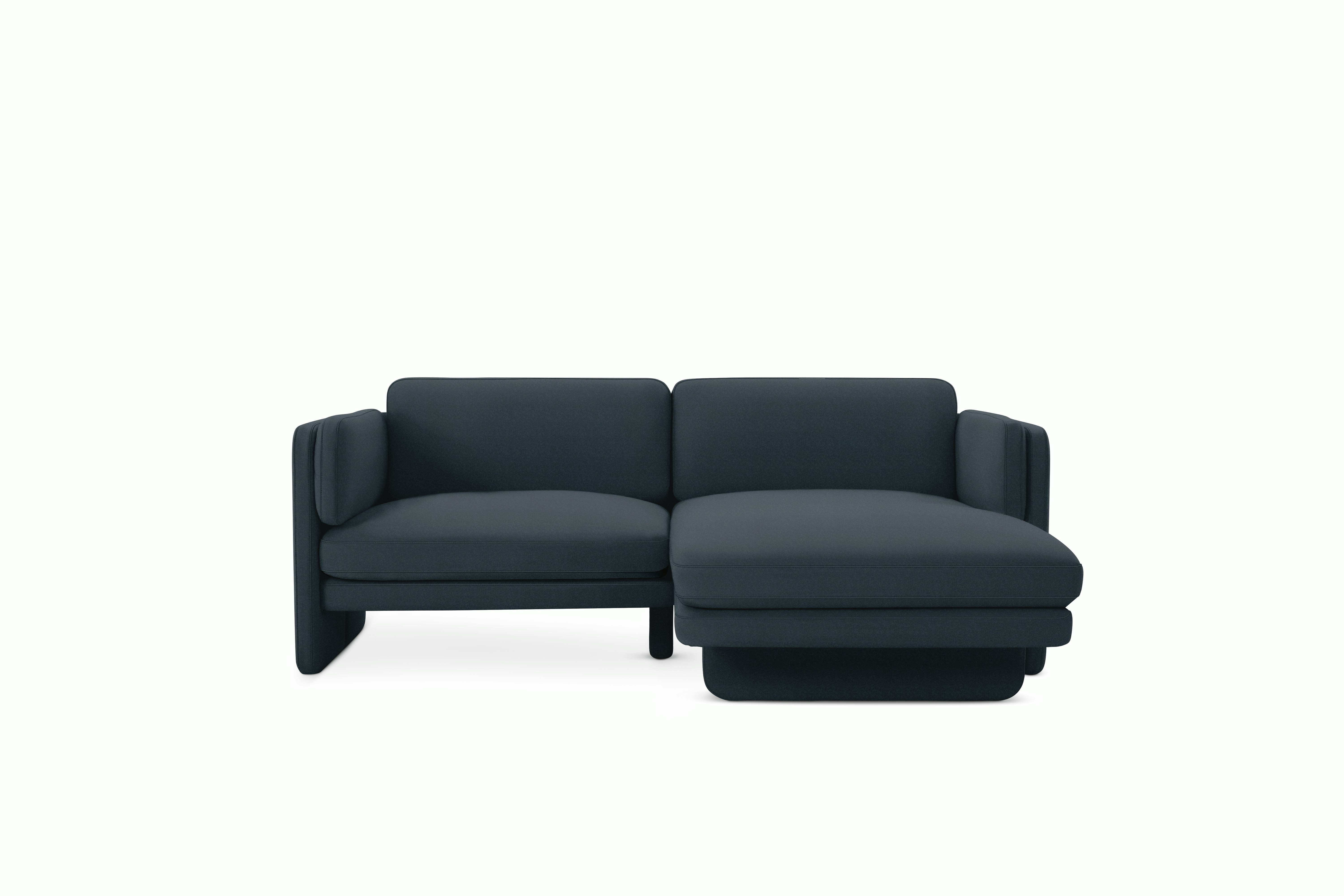 Pastille Sectional Chaise, 80"