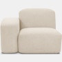 Muse Outdoor One Arm Single Seat - Left Arm Facing, Collaroy Static