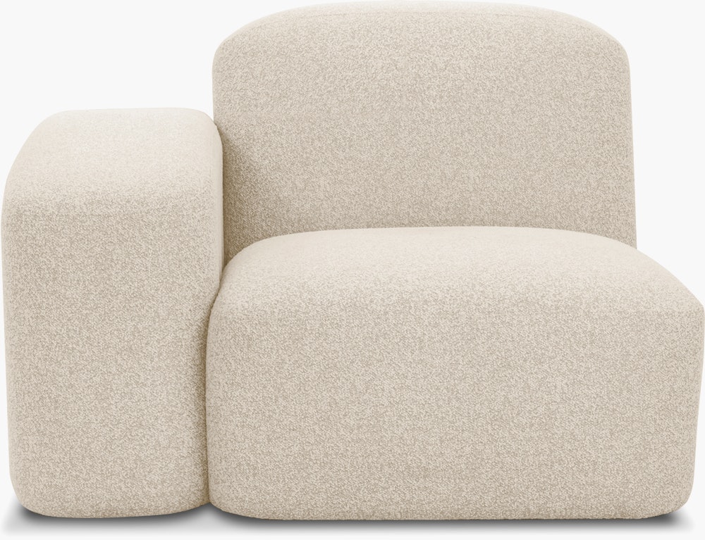 Muse Outdoor One Arm Single Seat - Left Arm Facing, Collaroy Static