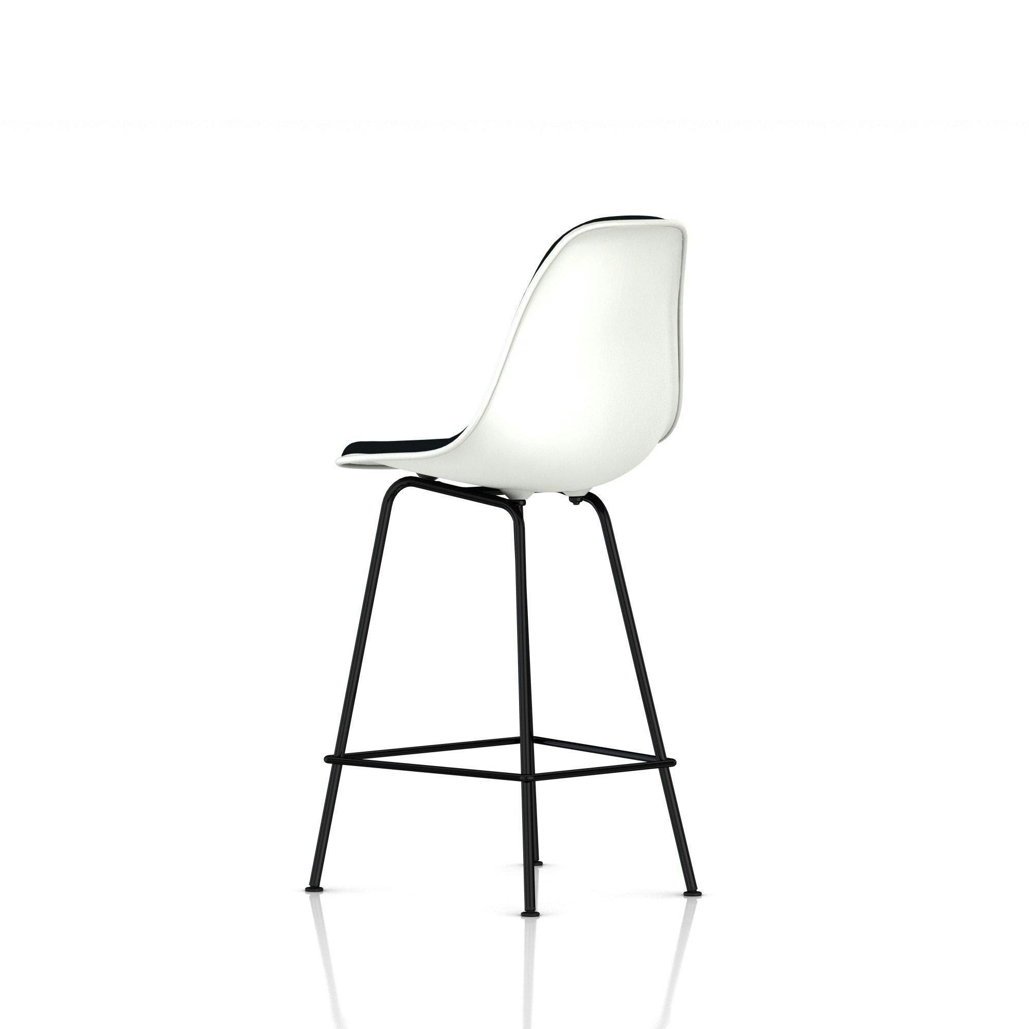 Eames Upholstered Molded Plastic Counter Stool - DSHCX.U
