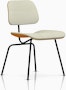 Eames Molded Plywood Dining Chair Metal Base (DCM), Upholstered