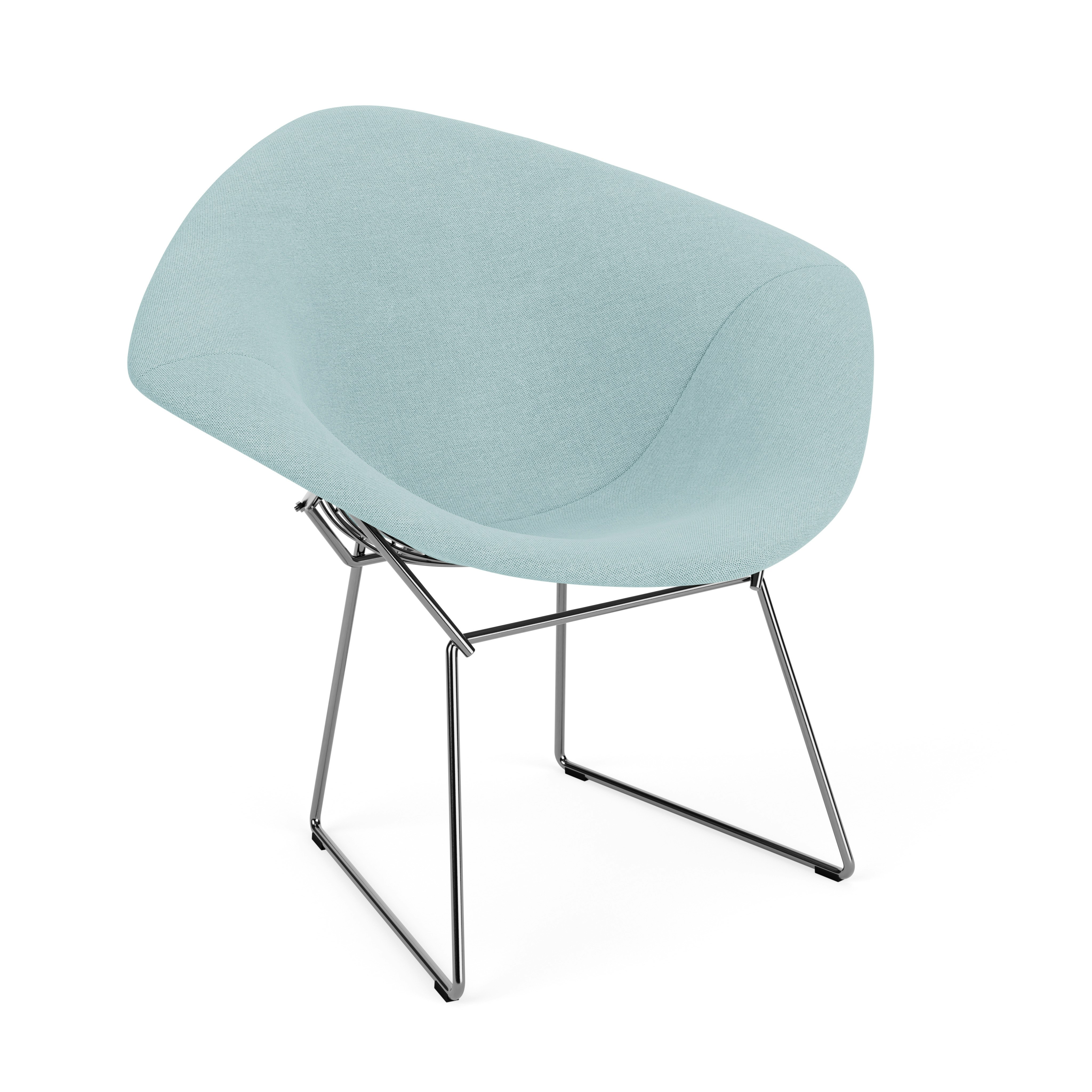 Bertoia Diamond Chair, Polished Chrome, Full Cover, Crossroad, Cabana