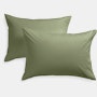 Design Within Reach Sham Set - Percale,  Standard,  moss