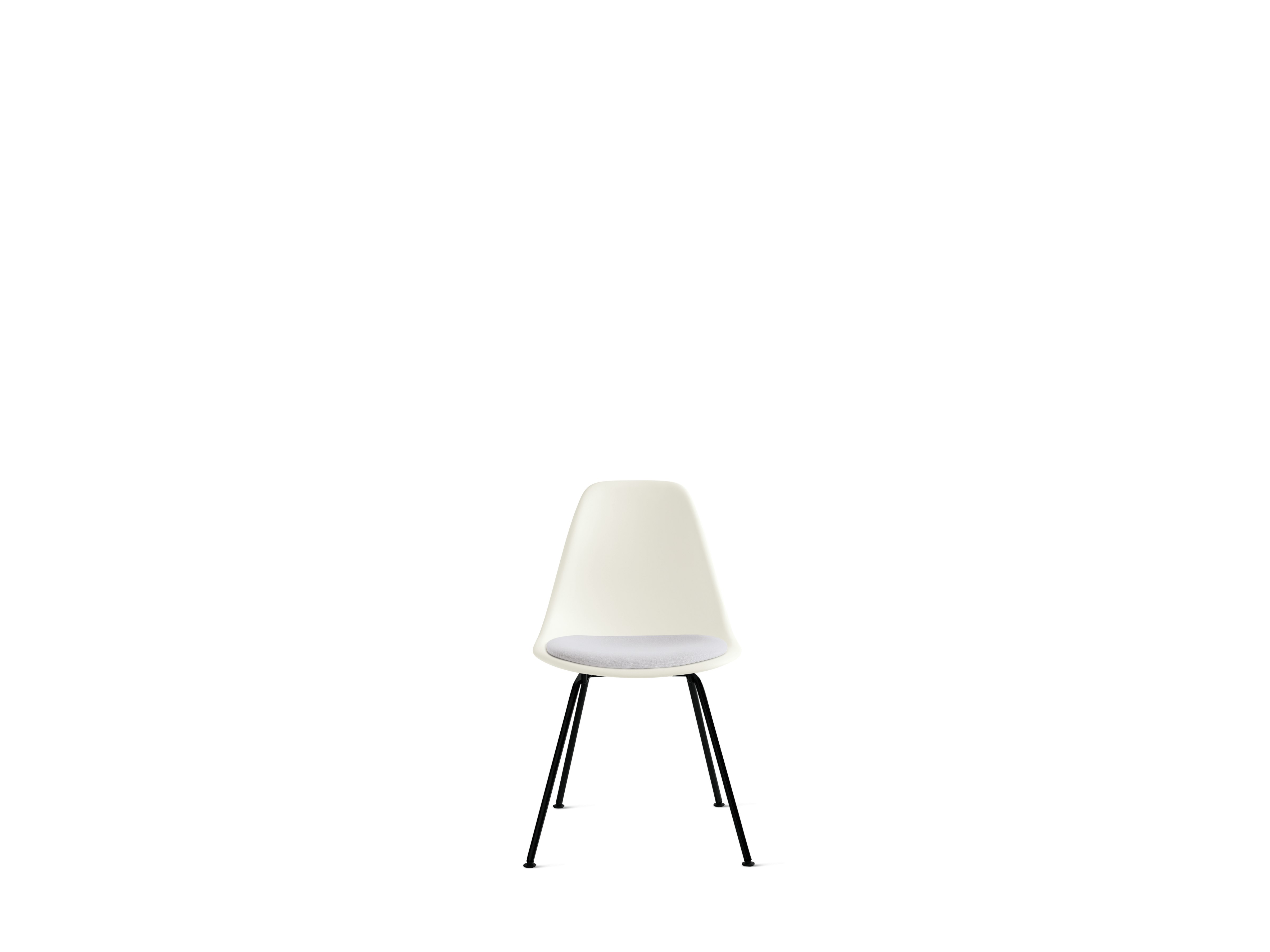 Eames Recycled Plastic Side Chair with Seat Pad