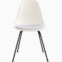 Eames Molded Plastic Side Chair with Seat Pad Eames Molded Plastic Side Chair with Seat Pad