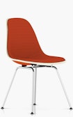 Eames Upholstered Fiberglass 4-Leg Side Chair