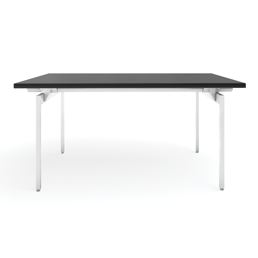 Antenna Desk - Jet Black, Laminate, Bright White