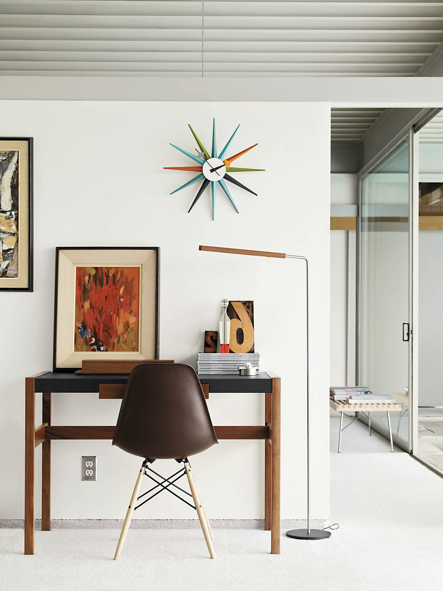 Nelson Sunburst Clock