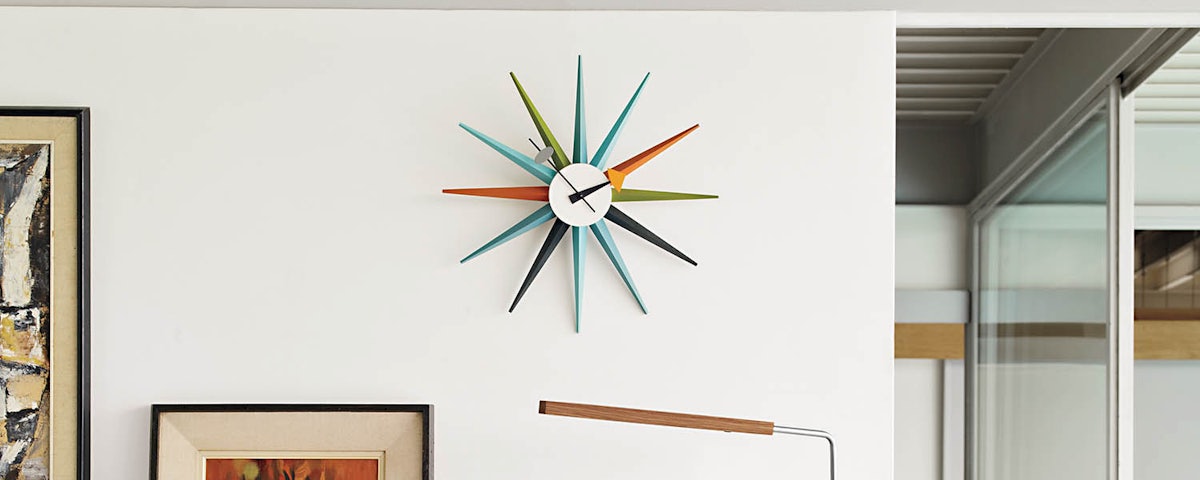 Nelson Sunburst Clock