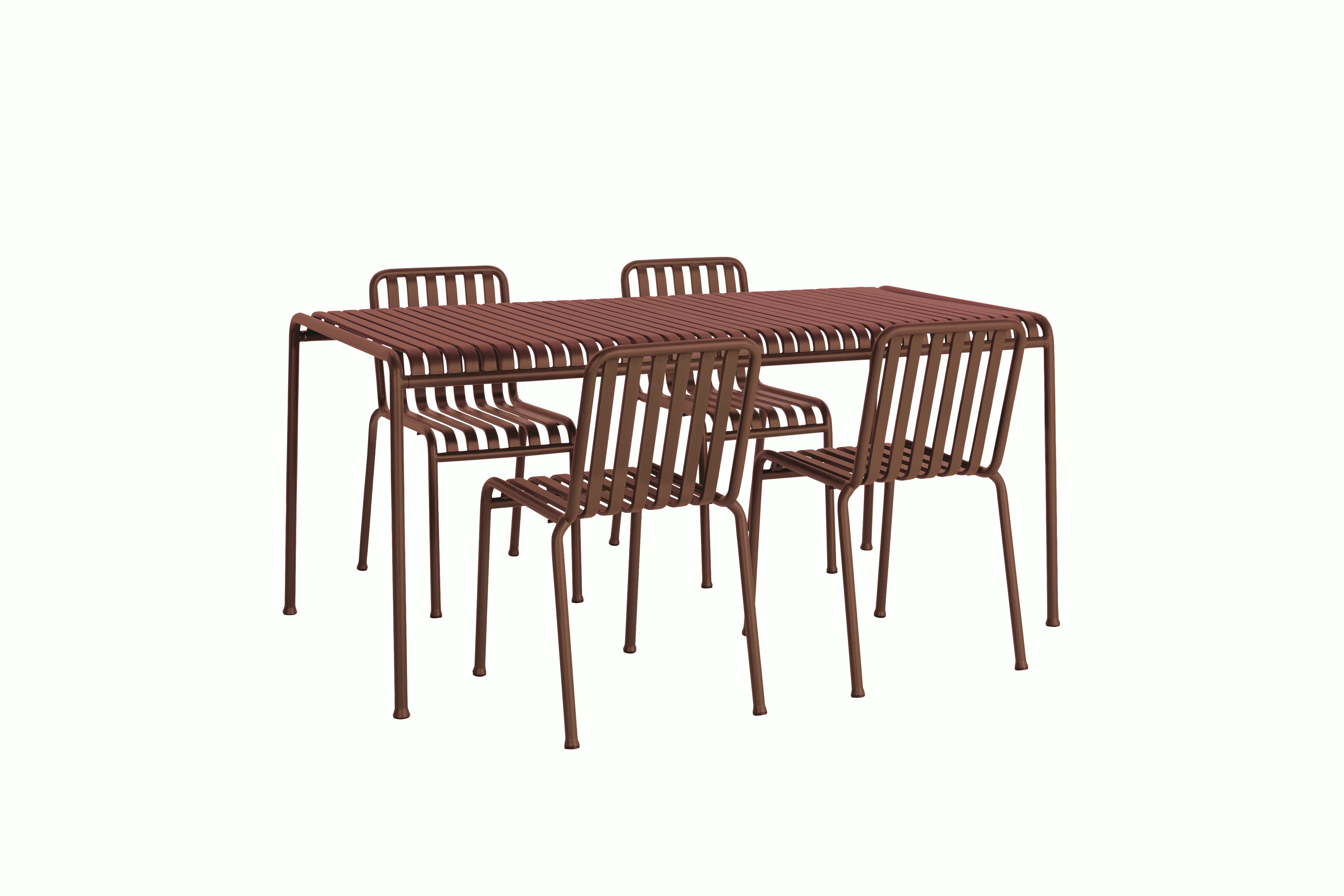 Palissade Dining Table and Chairs Set_No Arms