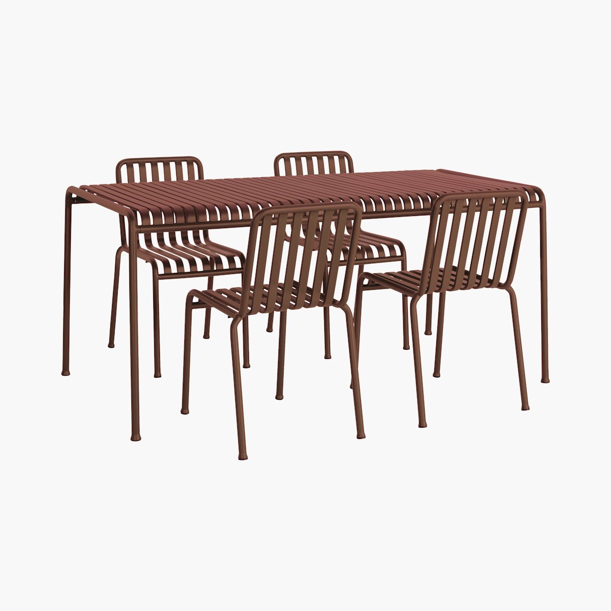 Palissade Dining Set, 4 Chairs