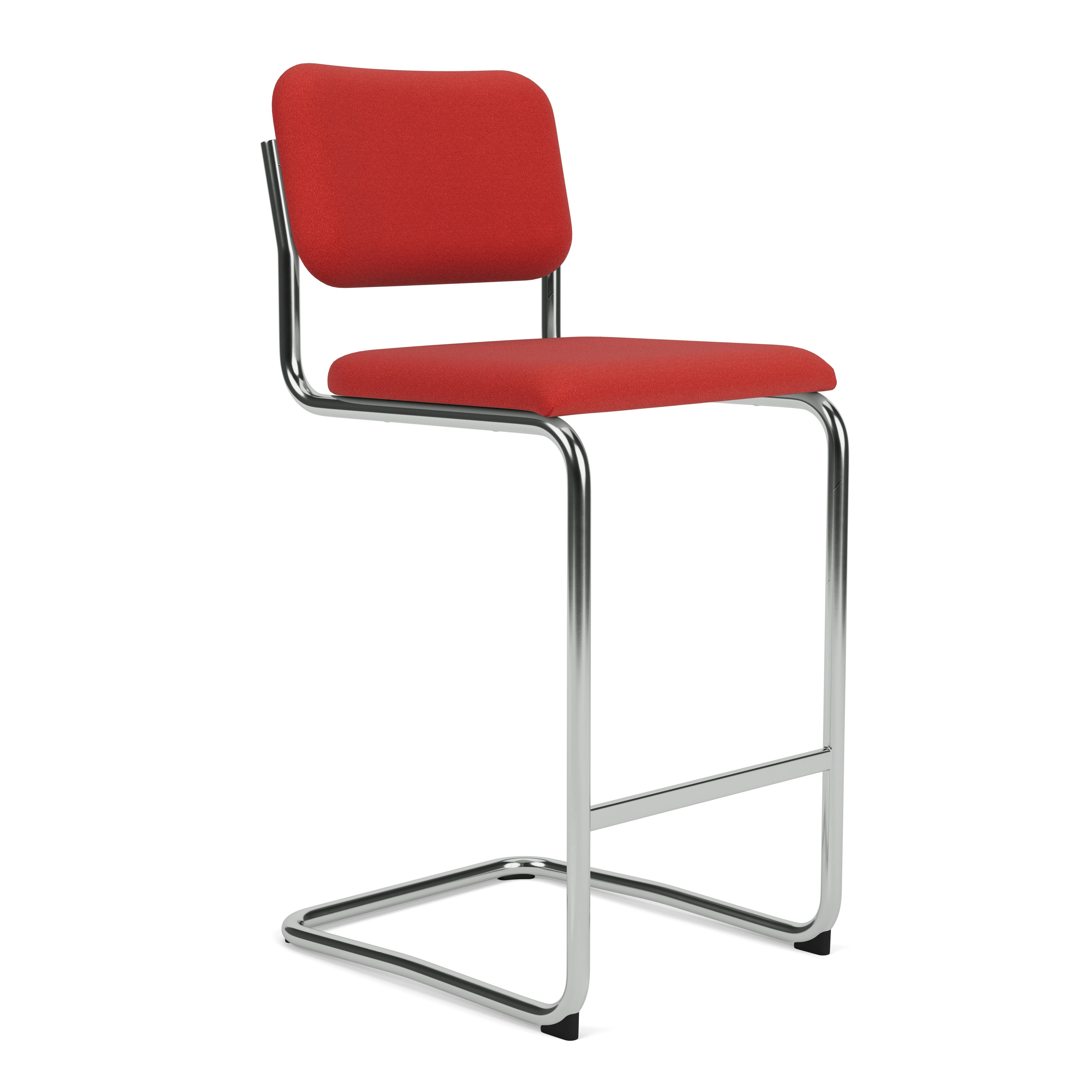 Cesca Bar Stool - Classic Boucle, Fiery