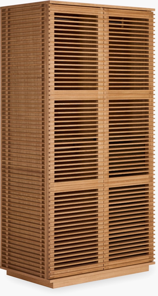 Line Wardrobe - Oak