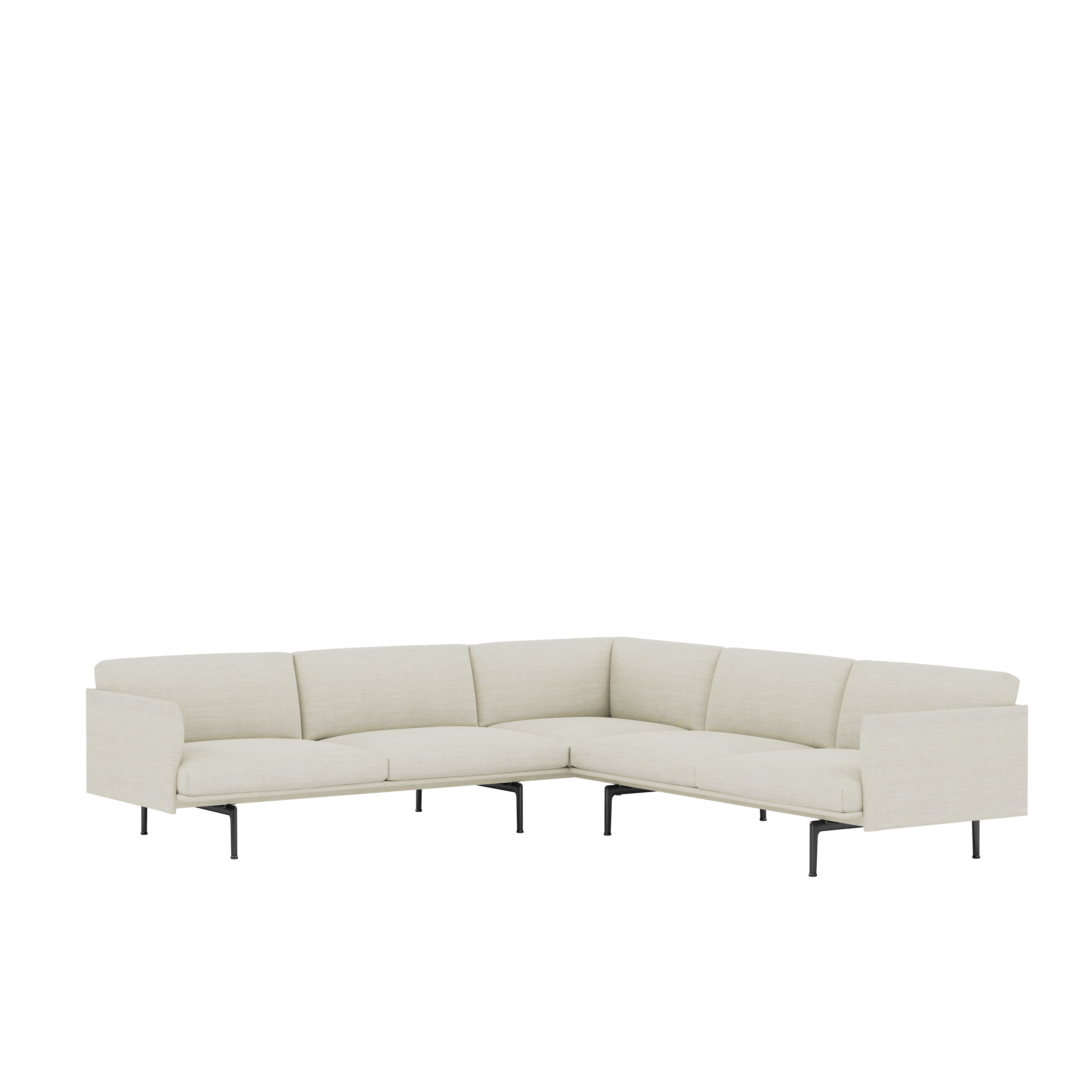 Outline Corner Sectional - Remix,  223 Cream