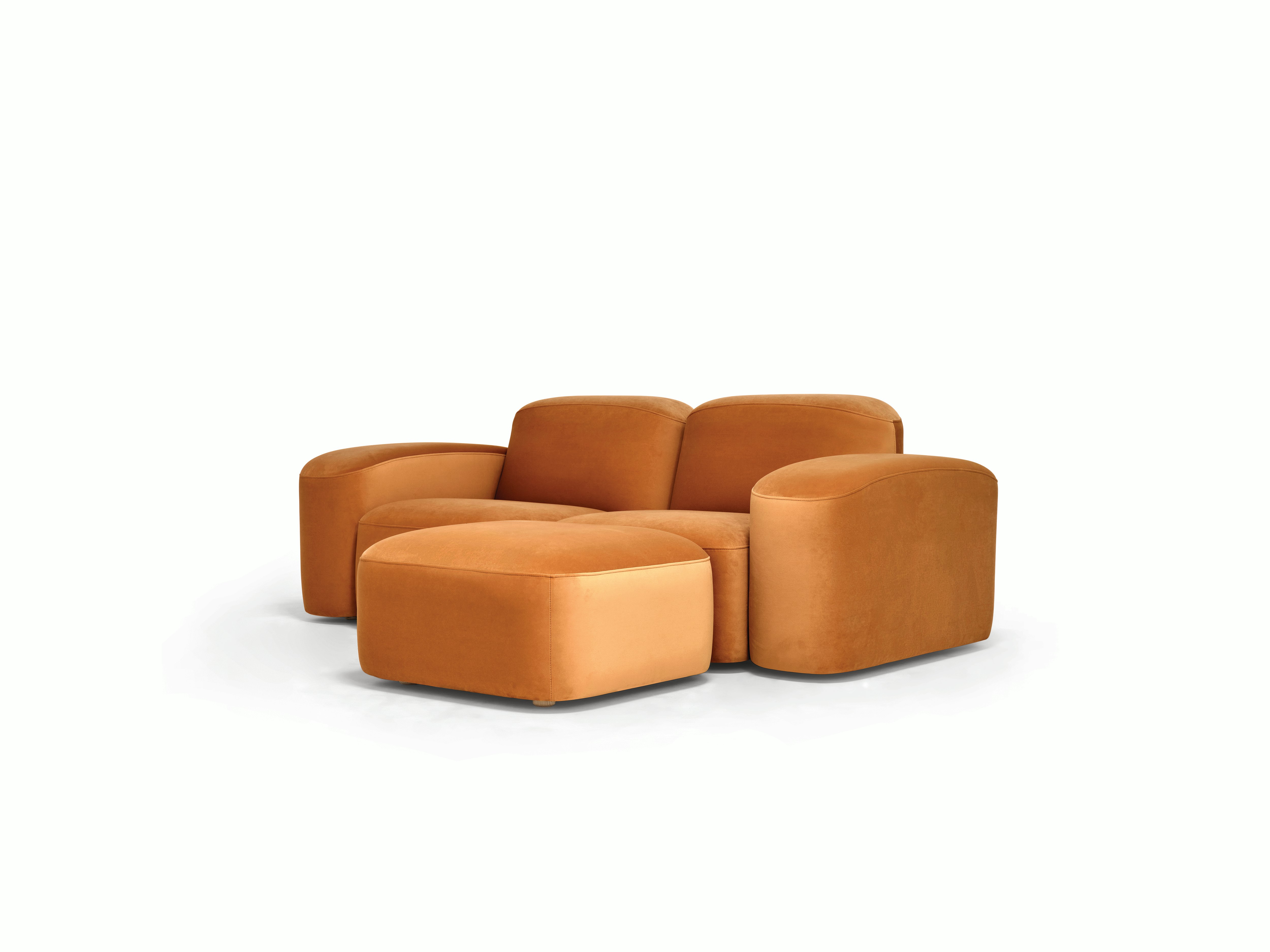 Muse Sofa - Two Seater with Muse Ottoman