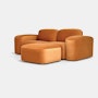 Muse Sofa - Two Seater with Muse Ottoman