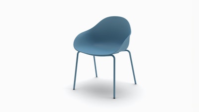 A blue Ruby Side Chair by NaughtOne