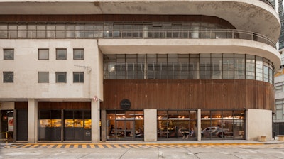 The facade of La Central Restaurant at COPAN building