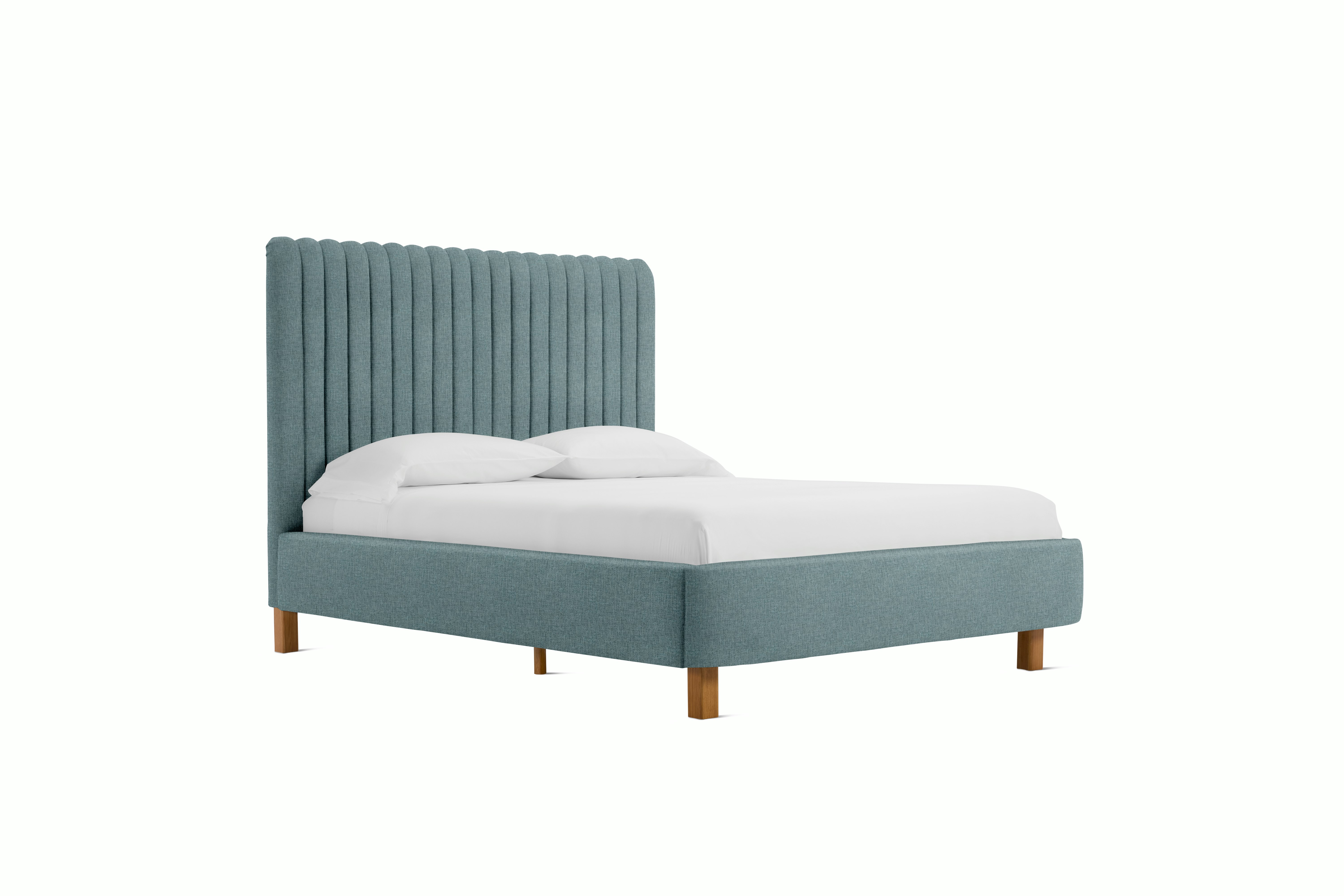 Charlotte Bed - Grand,  Queen,  Oak,  Crypton Robusta,  Cloud
