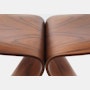 Yanagi Butterfly Stool in Palisander