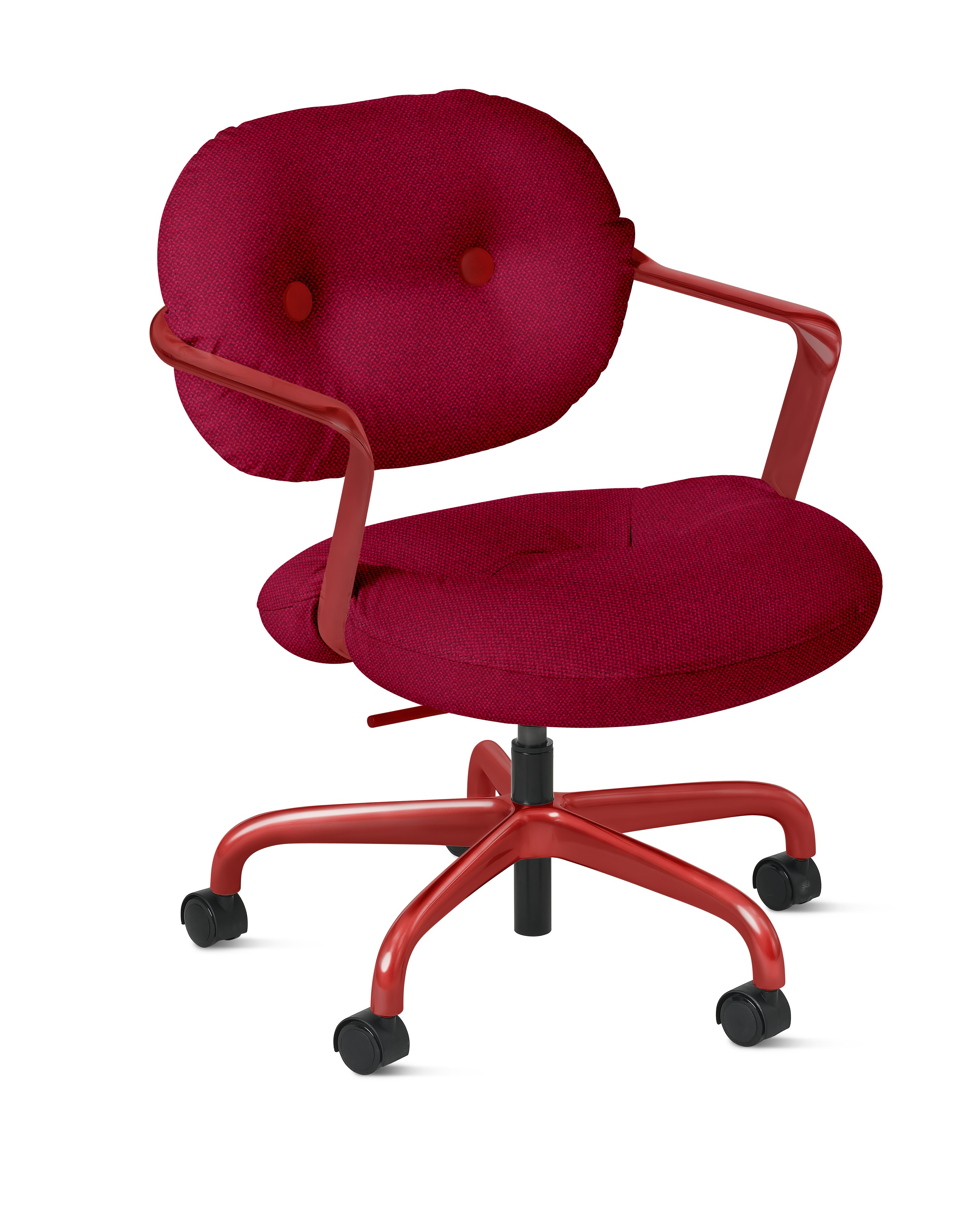 Morrison Hannah Task Chair - With Arms,  Hourglass,  Flame,  Crismon,  Hard Caster FSC Certified