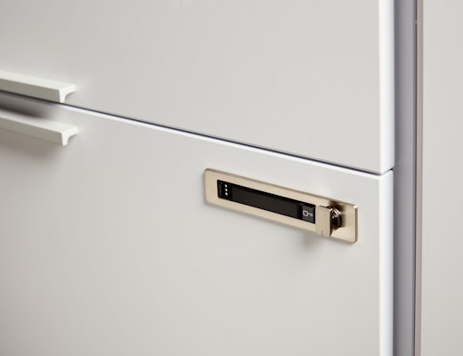 Anchor Storage neocon showroom 2017 anchor storage efficient planning RFID keyless entry