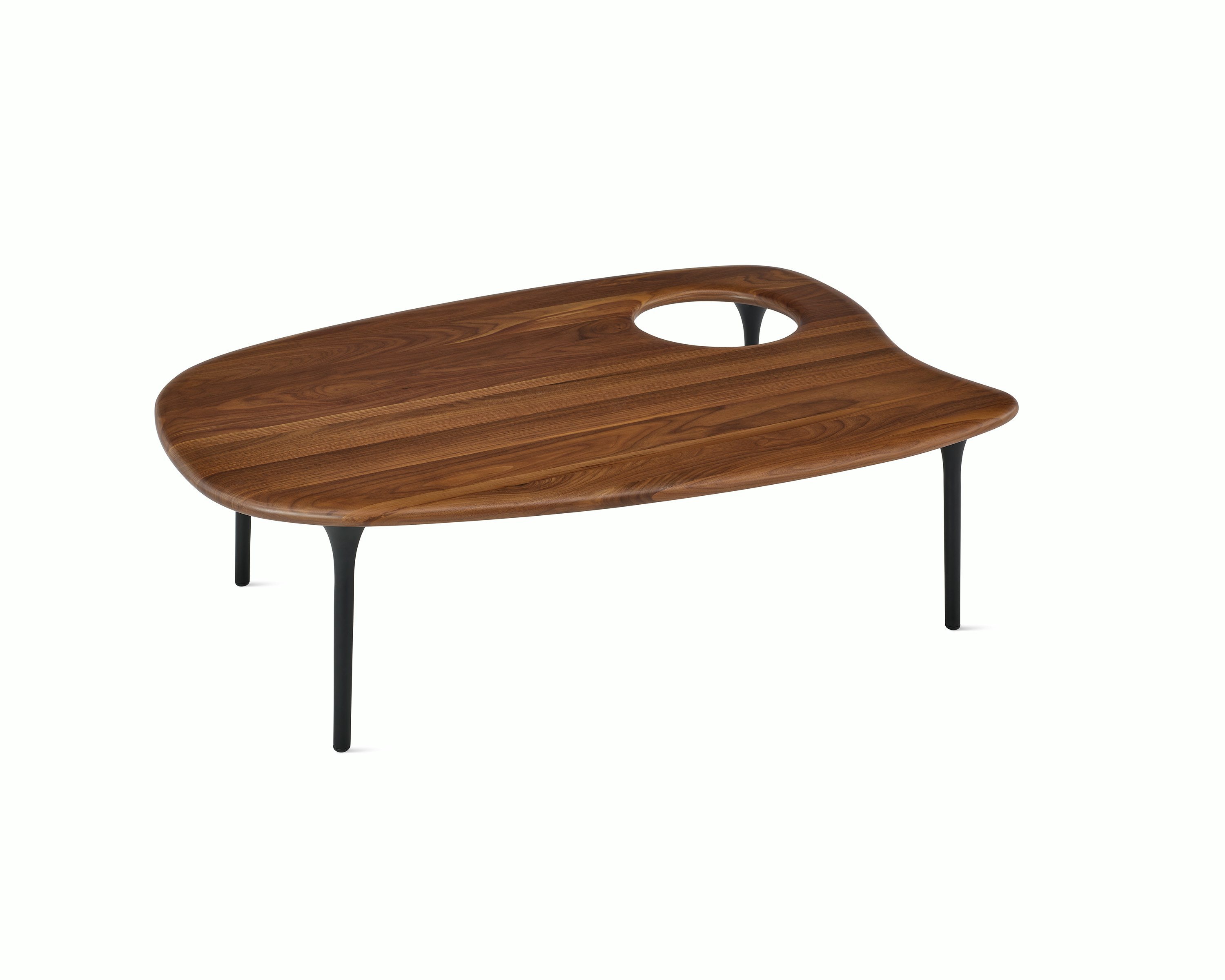 Cyclade Table, Low walnut