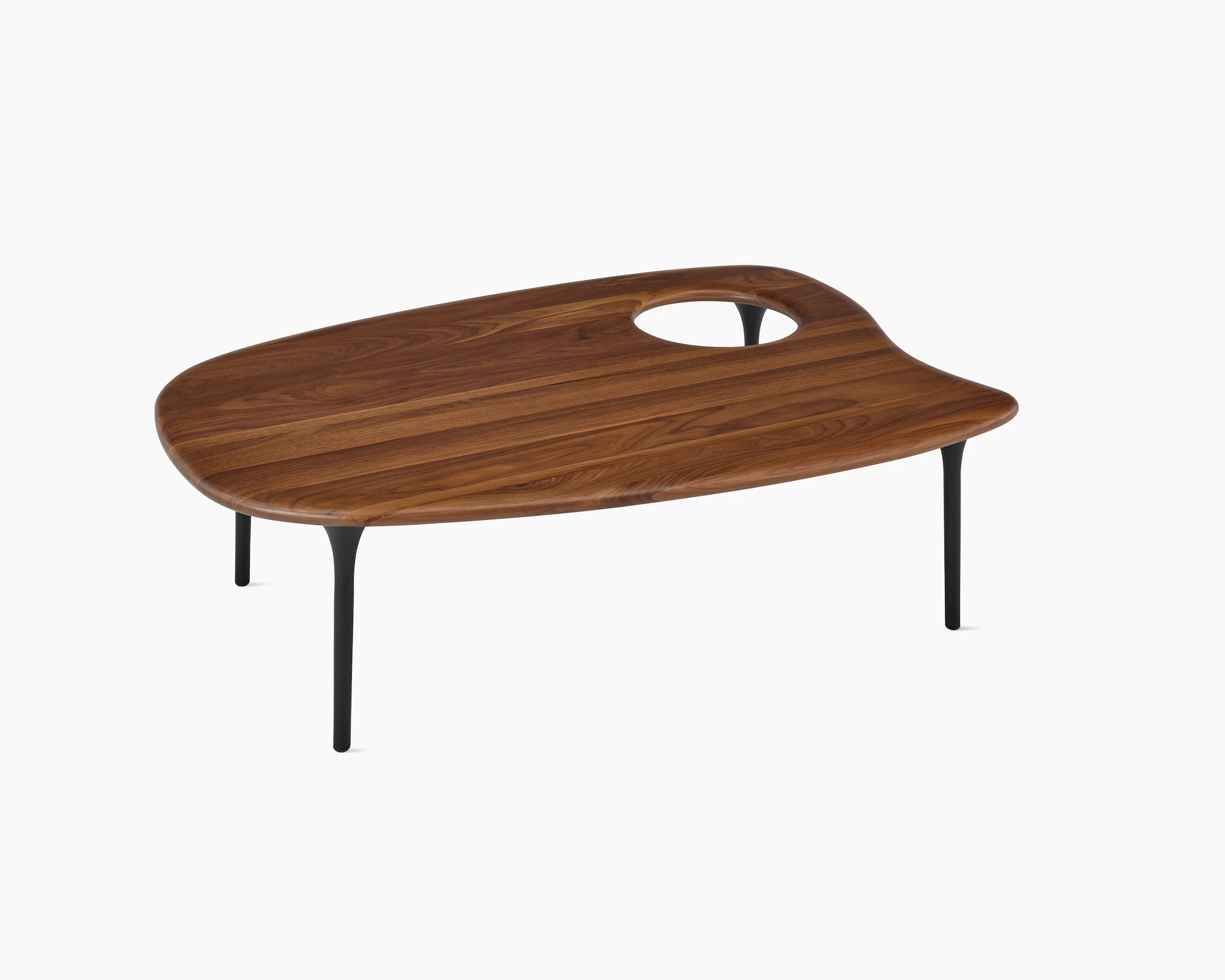 Cyclade Table, Low walnut