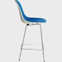 Eames Upholstered Molded Plastic Stool