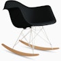Eames Molded Plastic Armchair, Rocker Base Eames Molded Plastic Armchair, Rocker Base