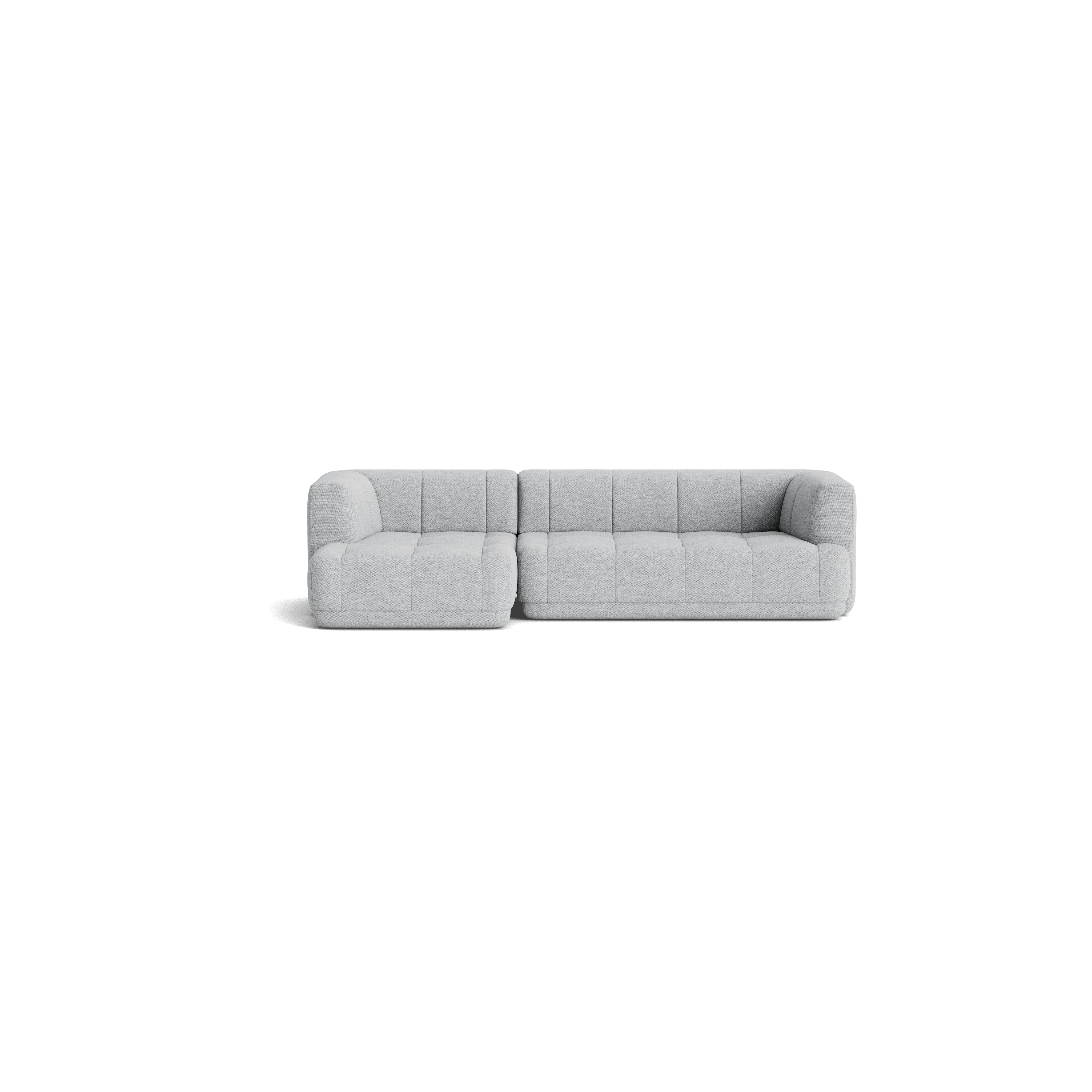 A front view of the Quilton Sectional - Left Chaise.