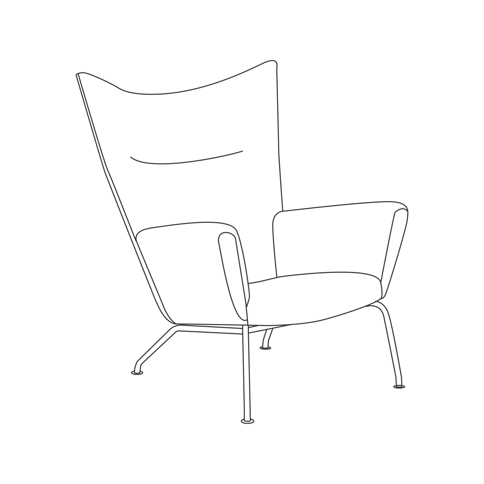 wing chair dwr