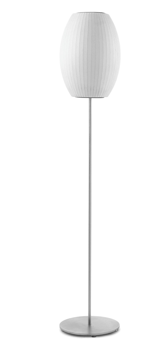 Nelson Cigar Lotus Floor Lamp, Metal